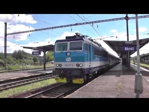 ČD 362.077 - Odjezd vlaku R 612 Svatava - Most, 19.7.2016