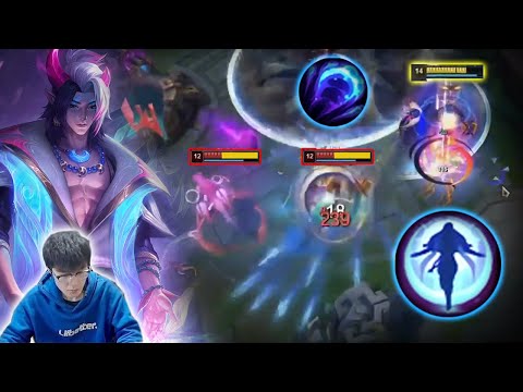 Rank 1 Aphelios : The Greatest 1v9 Performance | Eng Sub