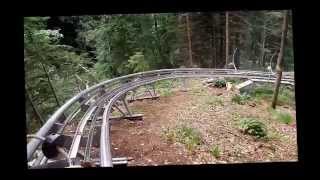 preview picture of video 'Club Fred is riding the Alpine Coaster in Oberammergau 2014'