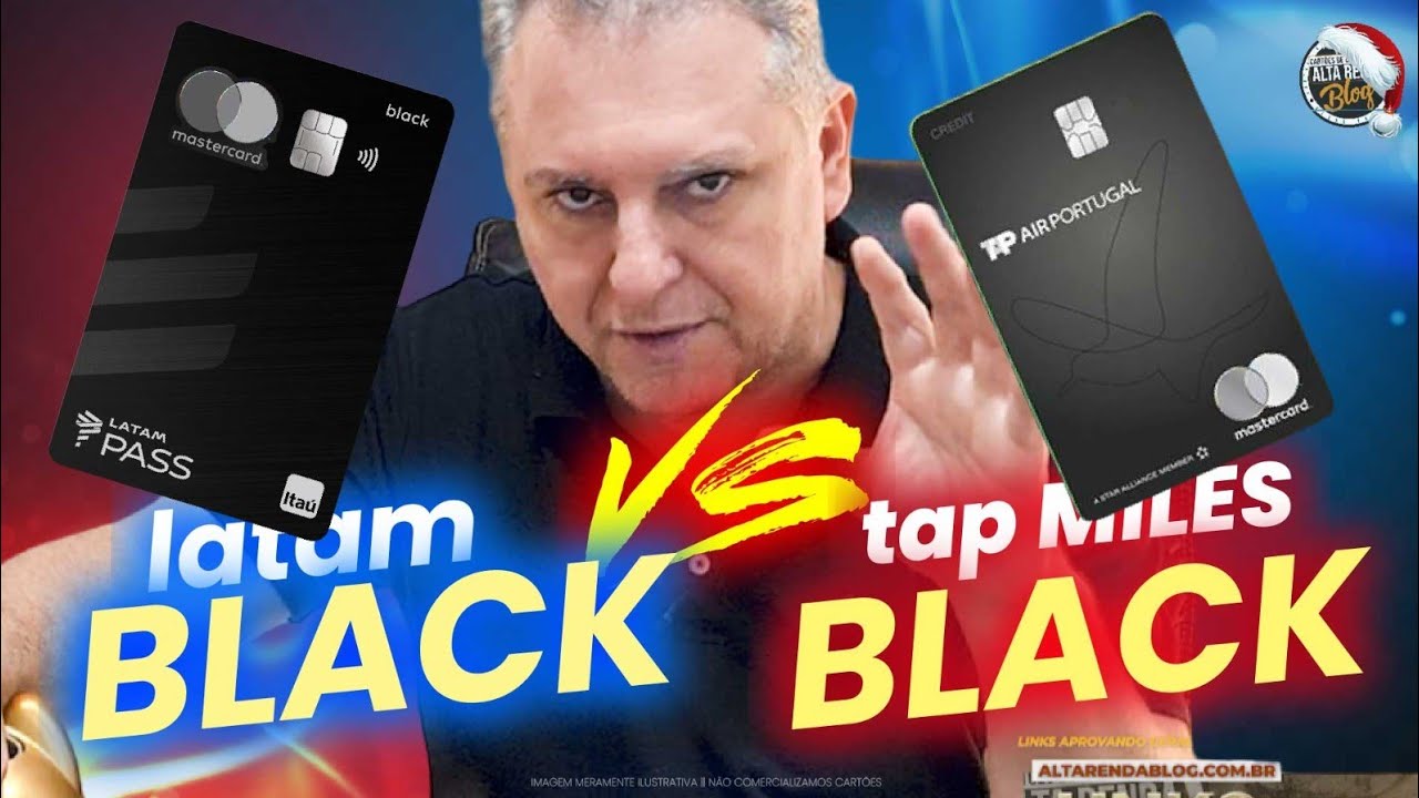 💳CARTÃO LATAM MASTERCARD BLACK OU CARTÃO TAP MASTERCARD BLACK? QUAL TEM MAIS BENEFÍCIOS?