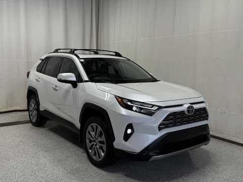 2023 Toyota RAV4 Limited AWD in White for sale at Park Mazda in Sherwood Park, AB