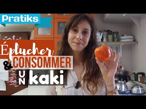 How to peel and eat a persimmon?