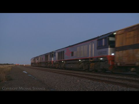Three CSR's Leading SCT 5PM9 Mixed Freight Train (24/7/2022) - PoathTV Australian Railways