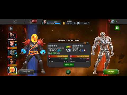 Variant Ultron 3.3 Boss vs Cosmic Ghostrider