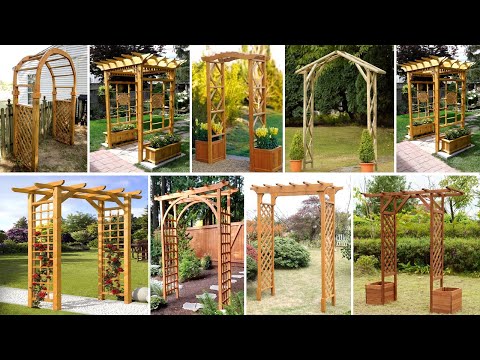 Outdoor DIY Garden Arbor & Arch Ideas For Giving Unique, Warm Look to Modern Garden