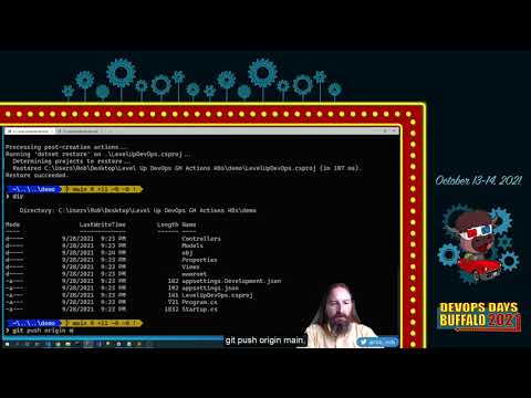 DevOps Days Buffalo 2021 - Level-up Your DevOps with GitHub Actions and Kubernetes - Rob Richardson