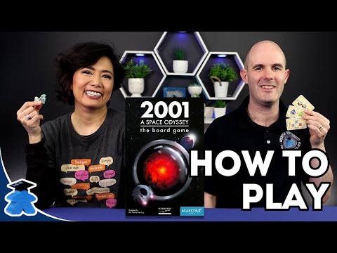 2001 A Space Odyssey The Board Game - How to Play. Complete, Concise, Clear Board Game Tutorial