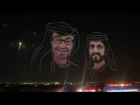 Dubai World Cup 2025- Horse Racing - Closing Ceremony - Drone Show - Fireworks