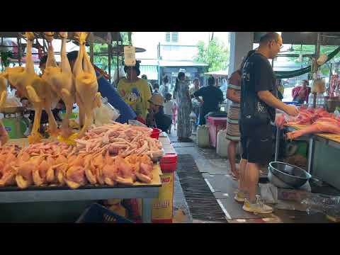 Small Market in Phnom Penh 🇰🇭 | Street View Walking Tour 4K