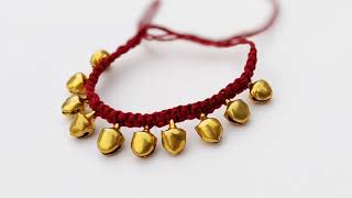 DIY Rakhi | Anklet bells rakhi | Make Easy Handmade Rakhi At Home