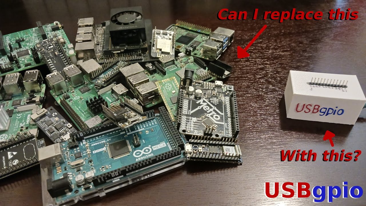 Add Python programmable GPIO pins to any computer with USBgpio