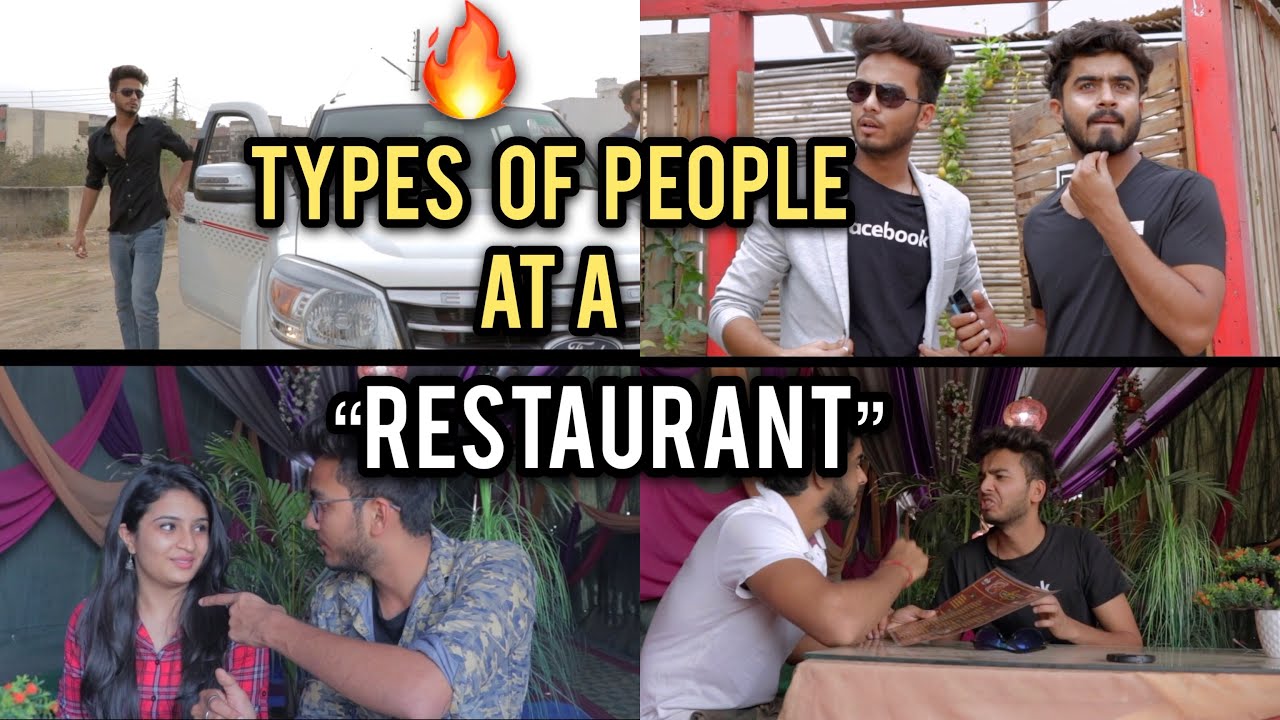 TYPES OF PEOPLE AT A RESTAURANT - | Elvish Yadav |