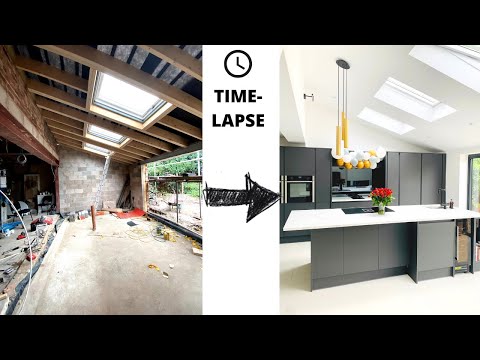 WRAP AROUND KITCHEN EXTENSION TIME-LAPSE: + UTILITY & EN-SUITE GUEST ROOM / OFFICE