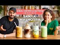 Making Viral Coffee Matcha Recipes With Sanya Malhotra Tiramisu Latte Mango Chef Sanjyot Keer