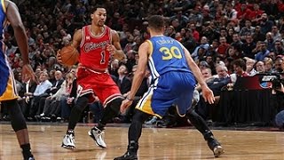 Stephen Curry - Golden State Warriors - Derrick Rose - Chicago Bulls