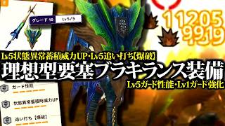 【節約理想型】今組み易い。課金・回復薬節減させる理想型ブラキランス装備、装備３種＆星10実戦紹介【モンハンナウ】
