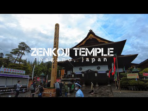 Walk Tour Around Zenkoji Temple in Nagano City | Golden Week 2022 | 4K