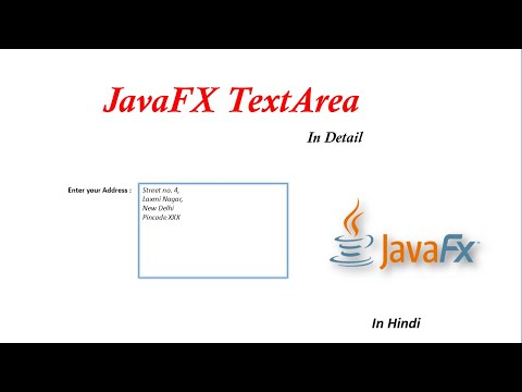#14 JavaFX Tutorial | TextArea