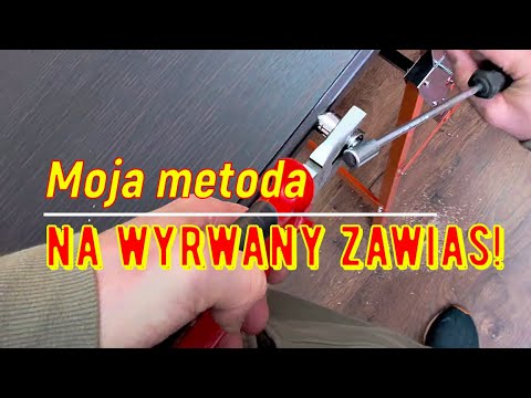 Broken hinge? Here's a method that works – don't throw away the door!