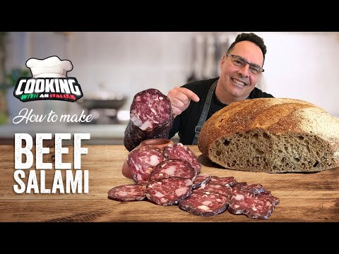 Making Authentic Italian Beef Salami traditionally at home in your own fridge!