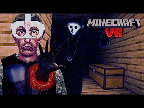 Minecraft VR But the Horror Mods Can HURT You...