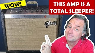 Video thumbnail for 1965 Gibson Falcon GA19 RVT Demo by 12 foot chain
