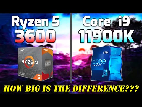 Ryzen 5 3600 vs Core i9 11900K | How Big is the Difference???