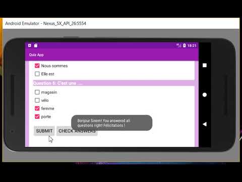 Project 3 - Quiz App (Landscape) -  Udacity Android for Beginners