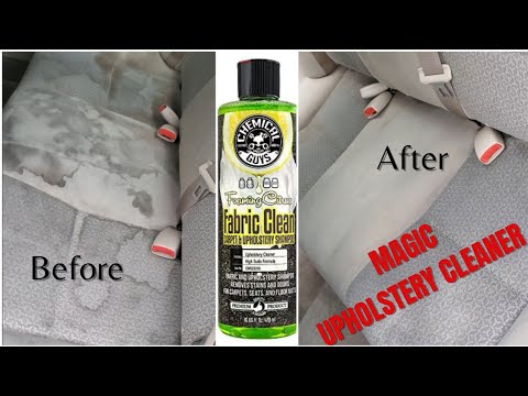 MAGIC UPHOLSTERY CLEANER | Chemical Guys Foaming Citrus Fabric, Carpet, & Upholstery Cleaner