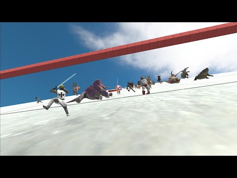 All Units Falling Down - Part 2 - Animal Revolt Battle Simulator