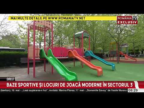Sector 3 | Primăria extinde rețeaua de locuri de joacă și baze sportive moderne