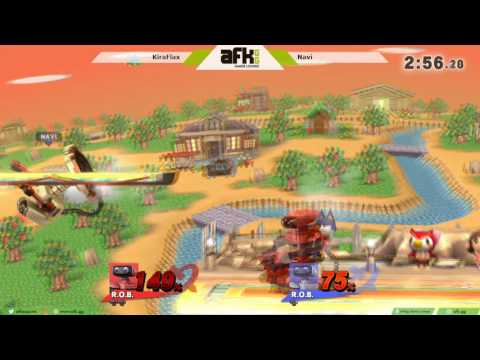Smash Wii U - Kiraflax (ROB) vs Navi (ROB)