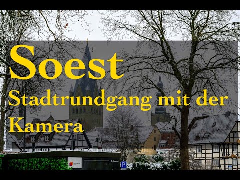 Soest, ein kleiner Stadtrundgang mit der Kamera im Schnee