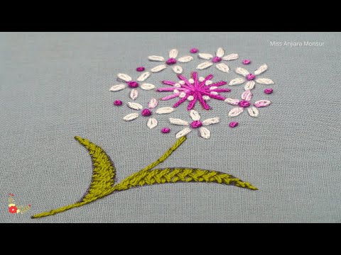Counted Cross StitchDigital FileInstant DownloadPDF File Dreamy Windmill and Pink Flowers