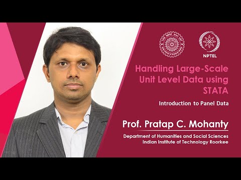 Lecture 36 Introduction to Panel Data
