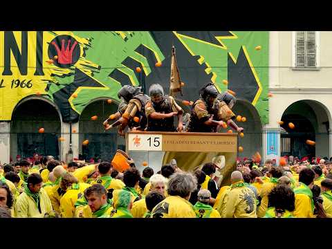 Carnevale d' Ivrea - battaglia delle arance 2026