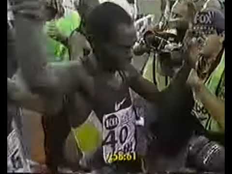 Daniel  Komen  2  Mile  World  Record  1997,  The  first  sub- 8 00 2 Miles 7.58.61.