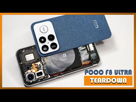 Xiaomi Poco F8 Ultra Teardown Disassembly Phone Repair Video Review