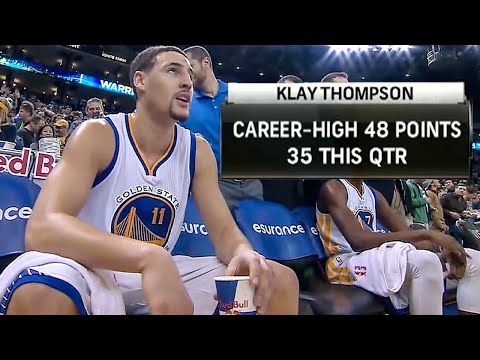 Klay Thompson's ICONIC 37-PT QTR UNCUT