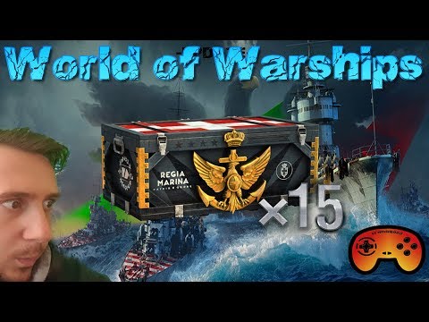 Wir öffnen 15  „ITALIENISCHE KREUZER“ Premium Container opening in World of Warships