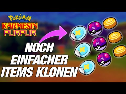 NEUER & SCHNELLER ITEM KLONEN/DUPLIZIEREN GLITCH! • Pokémon Karmesin & Purpur Tutorial