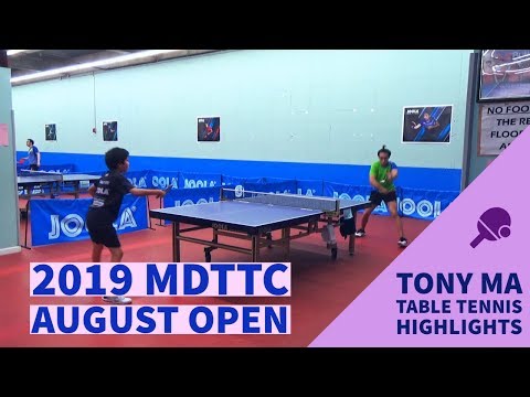 Tony Ma (2060) vs. Stanley Hsu (2096) - 2019 MDTTC August Open [Short Form]