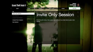 How play solo in GTA Online by setting up Invite Only Session