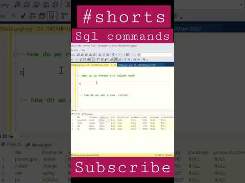 SQL commands | create| insert | delete | update | drop | rename#shorts#shortvideo #youtubeshorts#usa