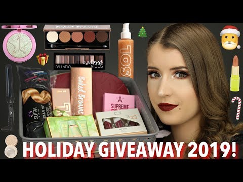 HUGE HOLIDAY GIVEAWAY 2019! MAKEUP, SKINCARE & MORE! (CLOSED)