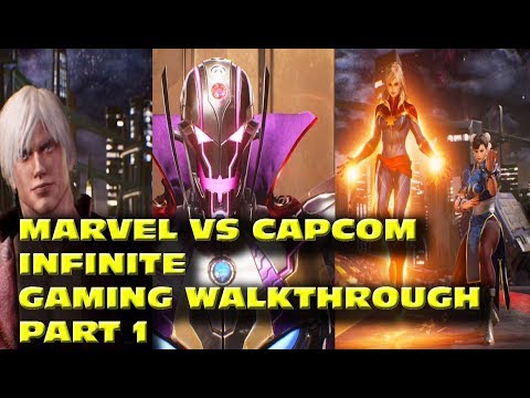 Marvel Vs Capcom Infinite: Gaming Walkthrough Part 1 - 2017