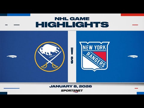 NHL Highlights | Sabres vs. Rangers - January 8, 2025