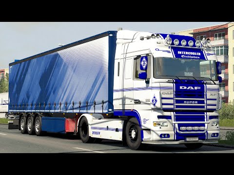 Transporting Used Plastic | DAF XF 105 Vad & K | Euro Truck Simulator 2 gameplay