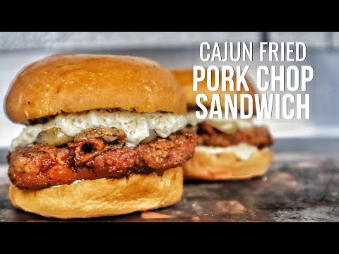 The ULTIMATE Cajun Fried Pork Chop sandwich recipe you can't resist