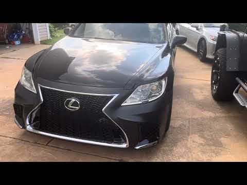 Lexus ls460 bumper conversion
